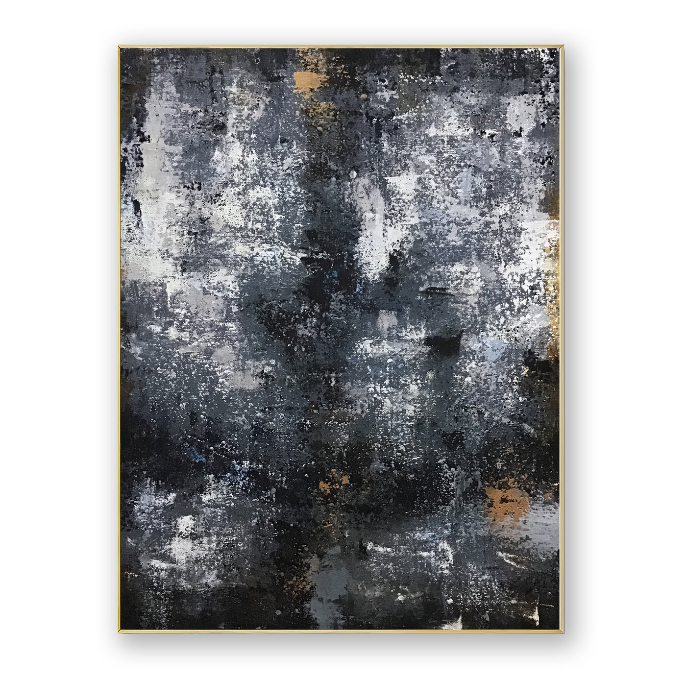 Abstract Black White Canvas Art