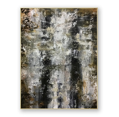 Abstract Black White Canvas Art